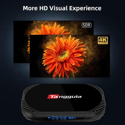 Tanggula X5 Android 11 IPTV Box with Remote, 128GB Bundle with 64GB Memory Card image 7