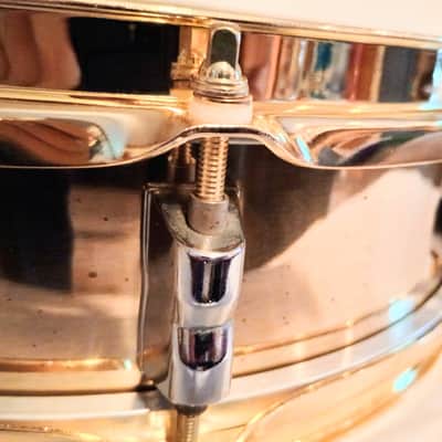 UNMARKED BRASS PICCOLO SNARE DRUM 13"/8L- FREE SHIP TO C-USA! image 9