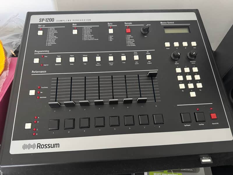 E-MU Systems SP-1200 8-Voice Drum Sampler 1987 - 1996 - Black image 1