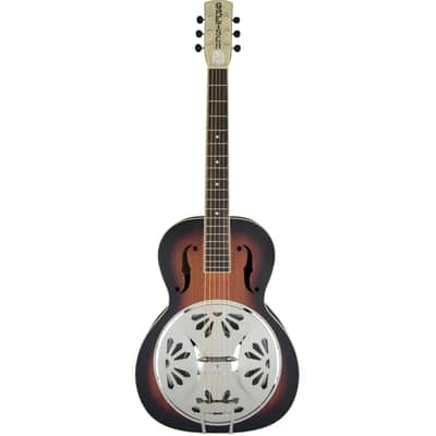 Gretsch G9220 Bobtail Round-Neck Acoustic-Electric Mahogany Resonator Guitar w/ Fishman Electronics - 2-Color Sunburst image 3