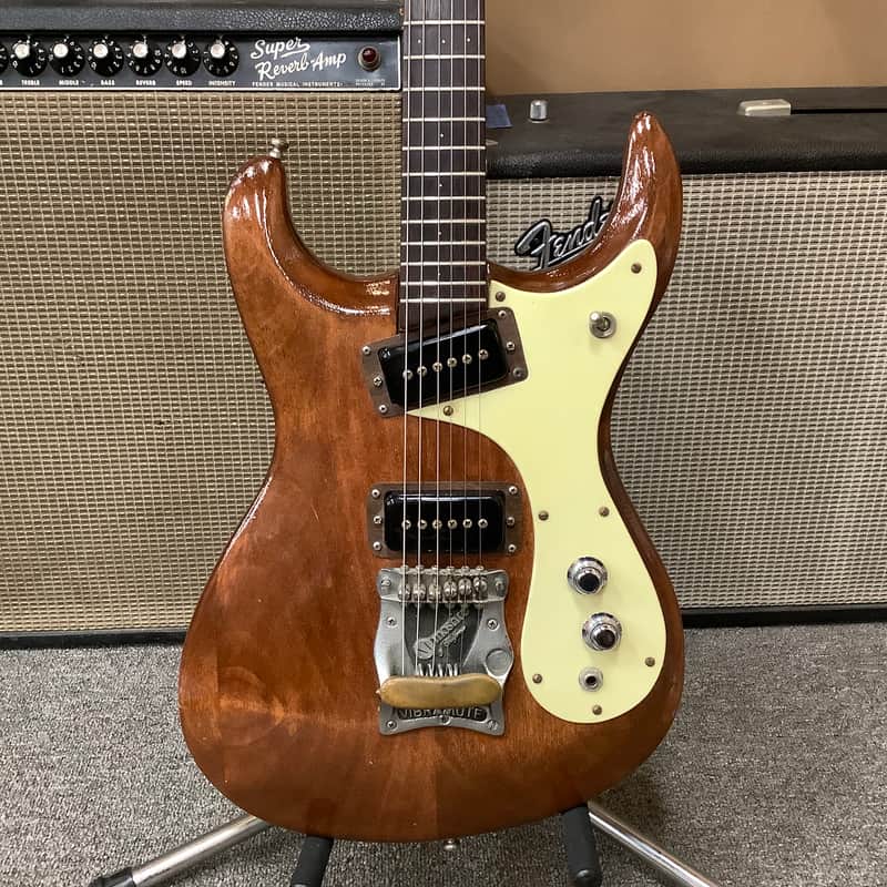 Early 1960's Mosrite Ventures Style, Vibramute, Re-finished image 1