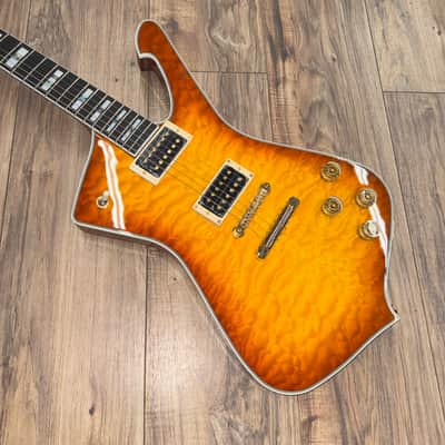 Greco GM-CST QM Amber 2026 - Quilted maple amber sunburst image 11