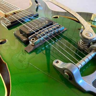 TEISCO 'EMPERADOR' VINTAGE '335' MIJ 1960s GREEN ***CLEARANCE*** image 23