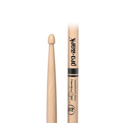 Pair of Promark Todd Sucherman Signature Lacquered Maple Drumsticks - SD330W image 3