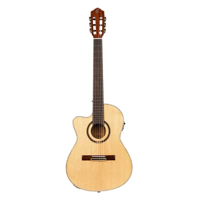 Ortega Guitars Performer Series LH Thinline A/E Nylon String Guitar - Open Box image 2