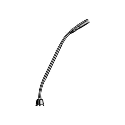 Shure MX410LPDF/S 10" Shock-Mounted Gooseneck, Green/Red LED Ring at bottom, Less Preamplifier, Dual Flexible, Supercardioid image 2
