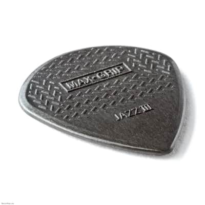 DUNLOP 471P3C Nylon Max Grip Jazz III (6) Pick Pack image 4