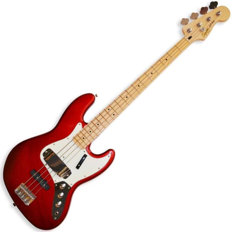 Squier FSR Vintage Modified Jazz Bass - Candy Apple Red image 1