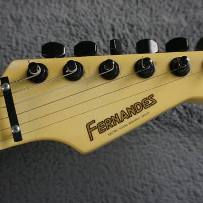 Fernandes HSS Electric Guitar - Vintage White - Japan w/ Hard Case image 8