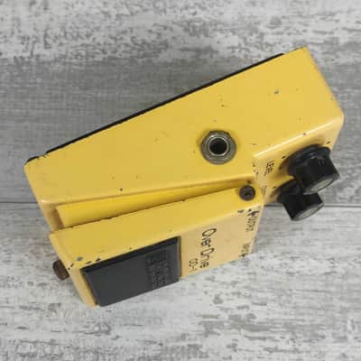 1980 Boss OD-1 Overdrive Japan Vintage Silver Screw Effects Pedal image 3