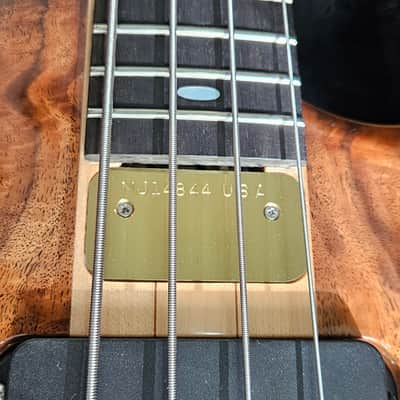 2021 Alembic Mark King Signature Standard Walnut 4 String Bass Guitar image 22