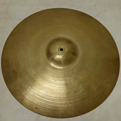 Zildjian 21"60s Short Stamp Ride/Crash Cymbal 2385g-Thin Avedis B20 A Vintage US image 1
