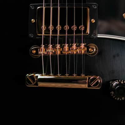 Gibson Custom Shop 1957 Les Paul Custom Reissue 2 Pickup VOS Electric Guitar - Ebony with Hardshell Case image 10