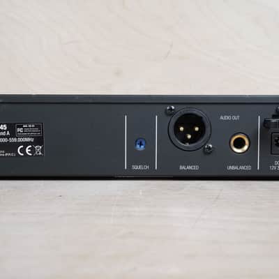 AKG Perception Wireless SR45 Wireless Receiver Pair Set of 2 A Band (530-449 MHz) Black w/ Power Supply image 10