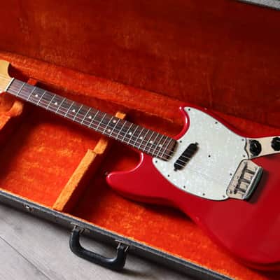 Fender Musicmaster II Dokata Red 1965 L series Brazilian board image 2