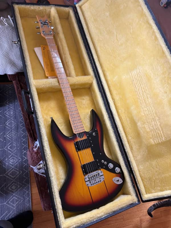 Fury Baritone guitar rare one off build 1984 all original image 1