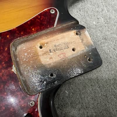 Vintage 1971 Fender Jazz Bass loaded body 1970s Original image 5
