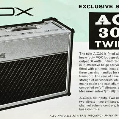 Vox AC30 AC 30 1962 image 14