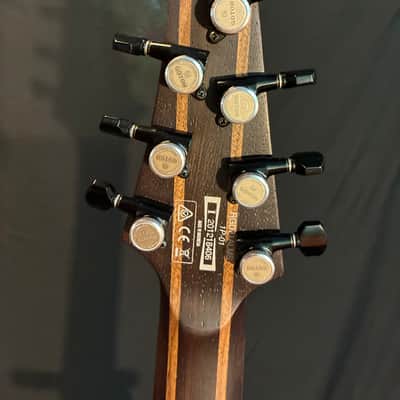 Ibanez Axion Label RGD71ALMS 7-String Multi-Scale - Black Aurora Burst Matte - Fishman Fluence Modern, Gator Hardshell Case image 11