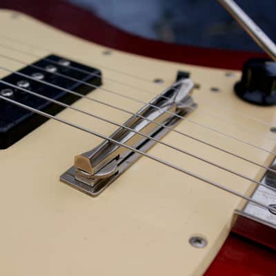 MURPH SQUIRE ii-T 1965 Aged Candy Apple Red. Offset Guitar Styled after Jaguar and Strat. ULTRA RARE image 11