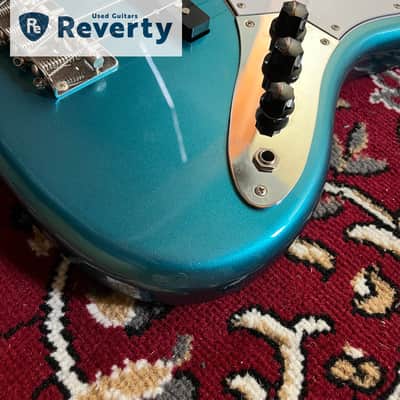 Coolz ZJB-1R Blue Metallic Jazz Bass Made In Japan Fujigen 2011 Used w/Gig bag image 6