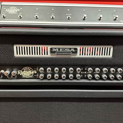Mesa Road King 4 Channel 120W Guitar Amplifier + Mesa Road King 4x12 Slant Speaker Cabinet image 2