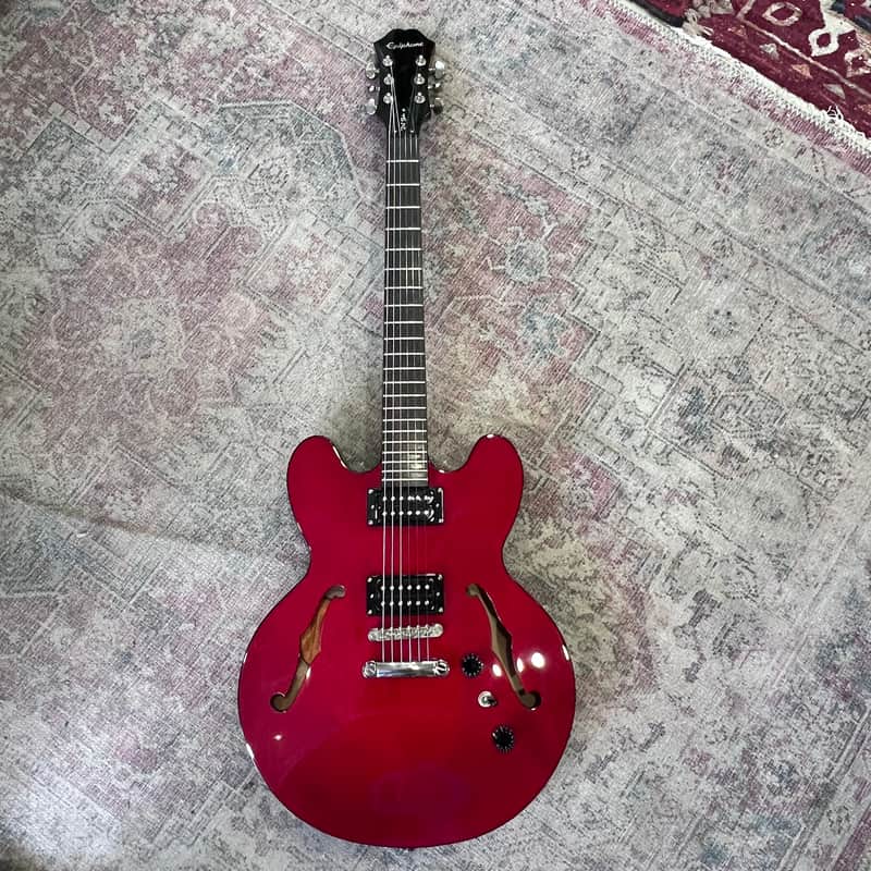 2017 Epiphone Dot Studio Limited Edition Cherry with black bin…
