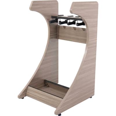Gator Frameworks Elite Series 3 to 4-Space Guitar & Instrument Case Combo Rack Driftwood Grey Finish image 5