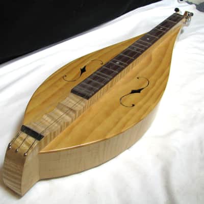 JOHN WILLIAMS DULCIMER pine top - flame maple - used image 4