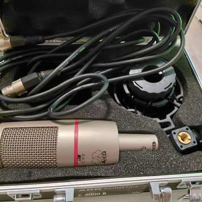 AKG C4000B Multi-Pattern Condenser Microphone 2000s - Satin Nickel Plated image 6