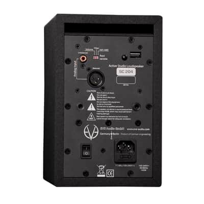 EVE Audio SC204 Active 2-Way Nearfield Studio Monitor with Compact Design, 4-Inch SilverCone Woofer, and Accurate Signal Reproduction image 3