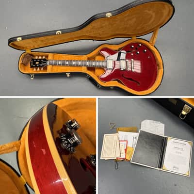 2022 Gibson Murphy Lab 1964 ES-335 Ultra Light Aged In Cherry image 9