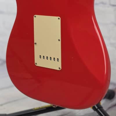 USED Fender Custom Shop 1956 Stratocaster Relic 6 String Electric Guitar Closet Classic Fiesta Red image 8