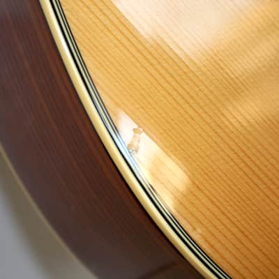 2006 Yamaha FG730S Solid Top Acoustic Guitar Natural With Hard Shell Case image 7