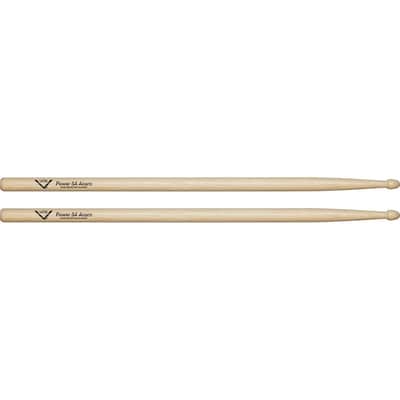 Vater VHP5AAW 5A Power Hickory Acorn Tip Drum Sticks (Pair)