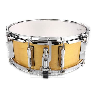 Yamaha Stage Custom Birch Snare Drum 14x5.5 Natural Wood image 3