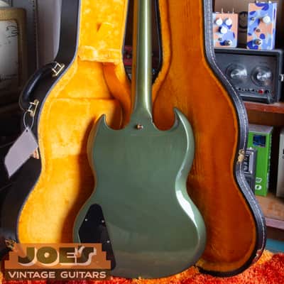 GC EXCLUSIVE! Gibson Custom Shop SG Standard Fat Neck 3-Pickup 2020 - Antique Metallic Teal image 4