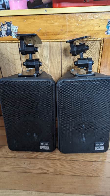 Peavey Impulse II Speakers W/ Versamount 35 Brackets Made in USA image 1