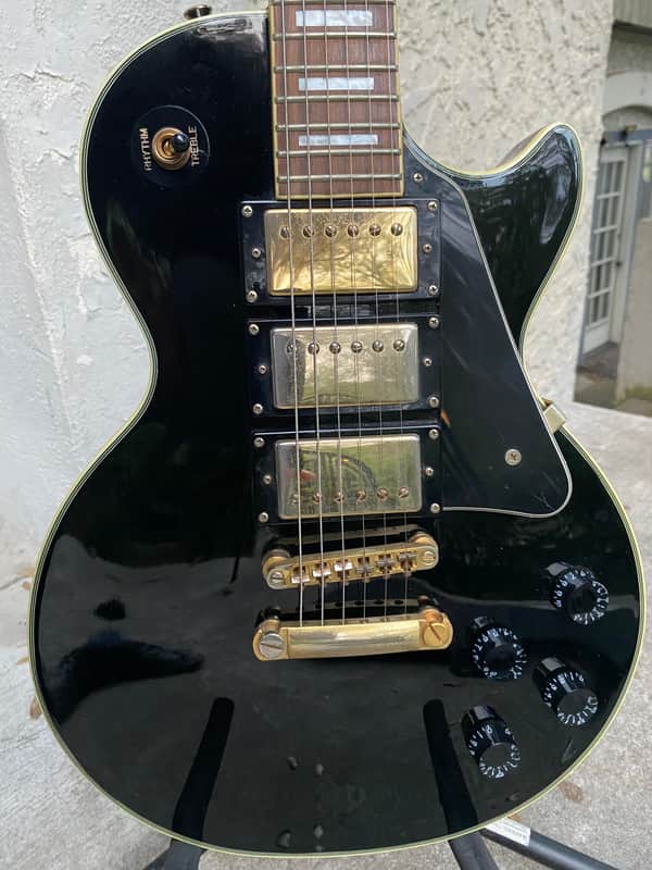 Epiphone Les Paul Custom Black Beauty 3-Pickup | Reverb Canada
