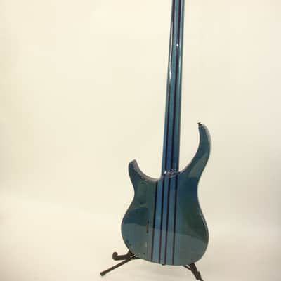 Peavey Cirrus 4 Flame Maple Trans Blue 35" Scale 4-String Electric Bass Guitar with Case image 10