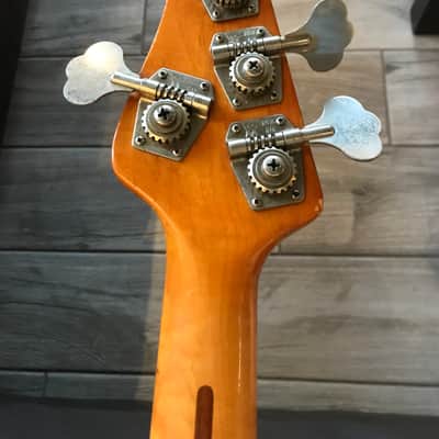 Pre Ernie Ball 1977 Music Man Stingray Bass RARE INCA SILVER image 4