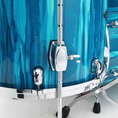 Tama MBSF14A-SKA Starclassic Performer Floor Tom 14 - Sky Blue Aurora image 10