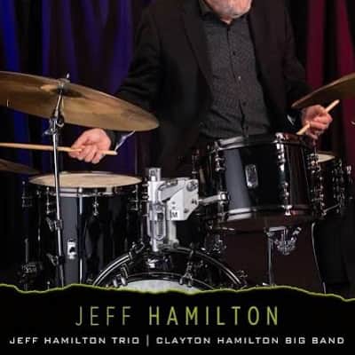 Mapex - 6x14" Black Panther Design Lab Jeff Hamilton "Cherry Bomb" Snare Drum, Piano Black image 5