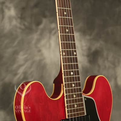 1961 Gibson ES-330 Cherry RARE original STEREO Varitone image 10