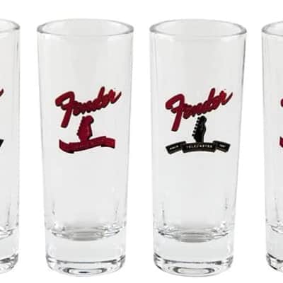 Fender Shot Glasses - 4 Banner Headstock image 2