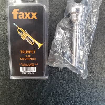 Faxx Double Silver-plated Trumpet Mouthpiece - 1.5C image 2