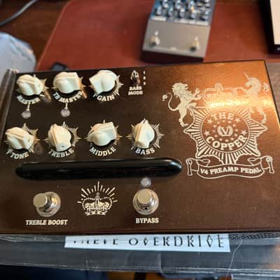 Victory Amps V4 The Copper Valve Overdrive/Preamp 2021 - Black image 1