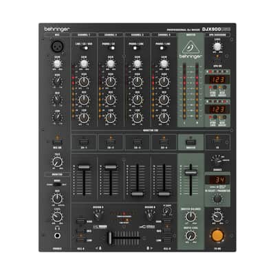 Behringer DJX900USB Professional 5-Channel DJ Mixer with Infinium Contact-Free VCA Crossfader, USB/Audio Interface, 3-Band EQ, Beat-Syncable FX image 9