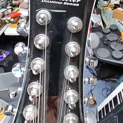 Schecter 12 string Electric guitar Stargazer 2018 - Black image 9
