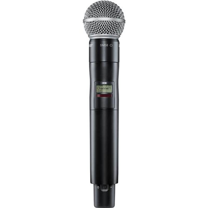 Shure AD2/SM58-G57 Axient Digital Wireless Handheld Transmitter with SM58 Mic Head (G57: 470 to 616 MHz) image 1